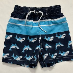 Koala Baby Shark Swim Trunks - 6-9 Months